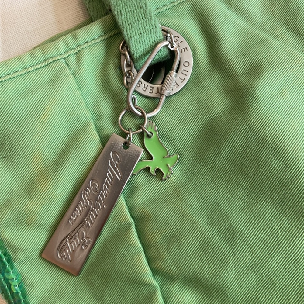 VTG Green American Eagle Purse - Picture 2 of 7